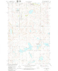 Willow Lake North Dakota Historical topographic map, 1:24000 scale, 7.5 X 7.5 Minute, Year 1978