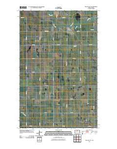 Willow City North Dakota Historical topographic map, 1:24000 scale, 7.5 X 7.5 Minute, Year 2011