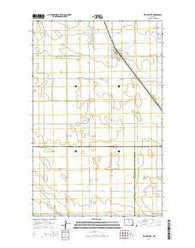 Willow City North Dakota Current topographic map, 1:24000 scale, 7.5 X 7.5 Minute, Year 2014