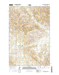 Willow Creek East North Dakota Current topographic map, 1:24000 scale, 7.5 X 7.5 Minute, Year 2014