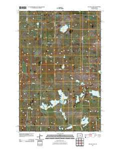 Willow Lake North Dakota Historical topographic map, 1:24000 scale, 7.5 X 7.5 Minute, Year 2011