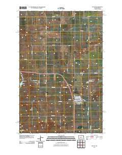 Wilton North Dakota Historical topographic map, 1:24000 scale, 7.5 X 7.5 Minute, Year 2011