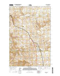 Wilton North Dakota Current topographic map, 1:24000 scale, 7.5 X 7.5 Minute, Year 2014
