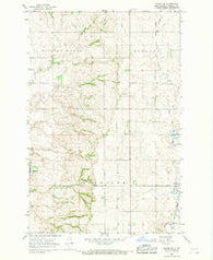 Wilton SE North Dakota Historical topographic map, 1:24000 scale, 7.5 X 7.5 Minute, Year 1966