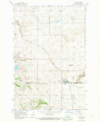 Wilton North Dakota Historical topographic map, 1:24000 scale, 7.5 X 7.5 Minute, Year 1966