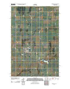 Wimbledon North Dakota Historical topographic map, 1:24000 scale, 7.5 X 7.5 Minute, Year 2011
