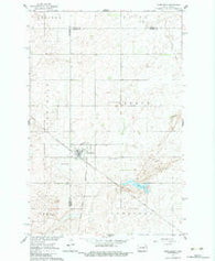 Wimbledon North Dakota Historical topographic map, 1:24000 scale, 7.5 X 7.5 Minute, Year 1961