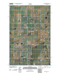 Wimbledon NE North Dakota Historical topographic map, 1:24000 scale, 7.5 X 7.5 Minute, Year 2011