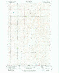 Wing SE North Dakota Historical topographic map, 1:24000 scale, 7.5 X 7.5 Minute, Year 1975
