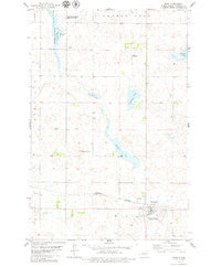 Wing North Dakota Historical topographic map, 1:24000 scale, 7.5 X 7.5 Minute, Year 1979
