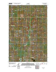 Wing SE North Dakota Historical topographic map, 1:24000 scale, 7.5 X 7.5 Minute, Year 2011