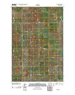 Wing SW North Dakota Historical topographic map, 1:24000 scale, 7.5 X 7.5 Minute, Year 2011