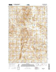 Wing SW North Dakota Current topographic map, 1:24000 scale, 7.5 X 7.5 Minute, Year 2014
