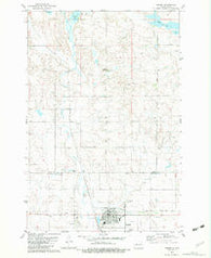 Wishek North Dakota Historical topographic map, 1:24000 scale, 7.5 X 7.5 Minute, Year 1982