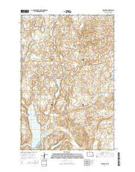 Wishek NE North Dakota Current topographic map, 1:24000 scale, 7.5 X 7.5 Minute, Year 2014