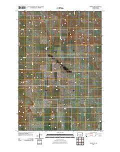 Wishek SW North Dakota Historical topographic map, 1:24000 scale, 7.5 X 7.5 Minute, Year 2011