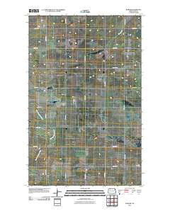 Woburn North Dakota Historical topographic map, 1:24000 scale, 7.5 X 7.5 Minute, Year 2011