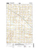 Woburn North Dakota Current topographic map, 1:24000 scale, 7.5 X 7.5 Minute, Year 2014