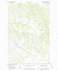 Wolf Coulee North Dakota Historical topographic map, 1:24000 scale, 7.5 X 7.5 Minute, Year 1974