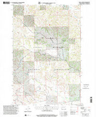 Wolf Coulee North Dakota Historical topographic map, 1:24000 scale, 7.5 X 7.5 Minute, Year 1997