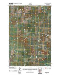 Wolf Butte North Dakota Historical topographic map, 1:24000 scale, 7.5 X 7.5 Minute, Year 2011