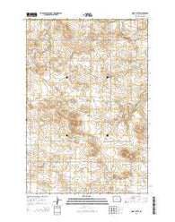 Wolf Butte North Dakota Current topographic map, 1:24000 scale, 7.5 X 7.5 Minute, Year 2014