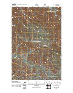 Wolf Coulee North Dakota Historical topographic map, 1:24000 scale, 7.5 X 7.5 Minute, Year 2011