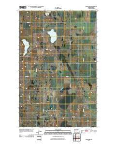 Wolford North Dakota Historical topographic map, 1:24000 scale, 7.5 X 7.5 Minute, Year 2011