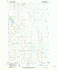 Wolford North Dakota Historical topographic map, 1:24000 scale, 7.5 X 7.5 Minute, Year 1971