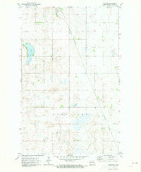 Wolford North Dakota Historical topographic map, 1:24000 scale, 7.5 X 7.5 Minute, Year 1971