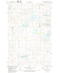 Woodhouse Lake North Dakota Historical topographic map, 1:24000 scale, 7.5 X 7.5 Minute, Year 1978