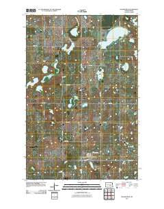 Woodworth North Dakota Historical topographic map, 1:24000 scale, 7.5 X 7.5 Minute, Year 2011