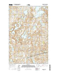 Woodworth North Dakota Current topographic map, 1:24000 scale, 7.5 X 7.5 Minute, Year 2014