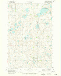 Woodworth North Dakota Historical topographic map, 1:24000 scale, 7.5 X 7.5 Minute, Year 1972