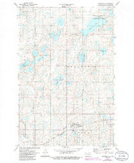 Woodworth North Dakota Historical topographic map, 1:24000 scale, 7.5 X 7.5 Minute, Year 1972