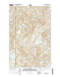 Woodworth NW North Dakota Current topographic map, 1:24000 scale, 7.5 X 7.5 Minute, Year 2014