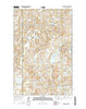 Woodworth NW North Dakota Current topographic map, 1:24000 scale, 7.5 X 7.5 Minute, Year 2014