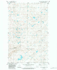 Writing Rock North North Dakota Historical topographic map, 1:24000 scale, 7.5 X 7.5 Minute, Year 1983