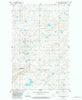 Writing Rock North North Dakota Historical topographic map, 1:24000 scale, 7.5 X 7.5 Minute, Year 1983