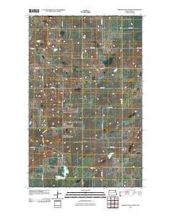 Writing Rock North North Dakota Historical topographic map, 1:24000 scale, 7.5 X 7.5 Minute, Year 2011
