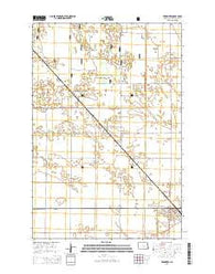 Wyndmere North Dakota Current topographic map, 1:24000 scale, 7.5 X 7.5 Minute, Year 2014