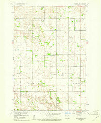 Wyndmere NW North Dakota Historical topographic map, 1:24000 scale, 7.5 X 7.5 Minute, Year 1960