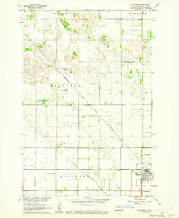 Wyndmere North Dakota Historical topographic map, 1:24000 scale, 7.5 X 7.5 Minute, Year 1960