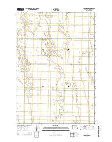 Wyndmere NE North Dakota Current topographic map, 1:24000 scale, 7.5 X 7.5 Minute, Year 2014