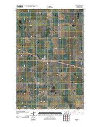 York North Dakota Historical topographic map, 1:24000 scale, 7.5 X 7.5 Minute, Year 2011