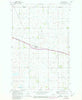 York North Dakota Historical topographic map, 1:24000 scale, 7.5 X 7.5 Minute, Year 1971