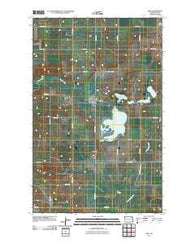 Zahl North Dakota Historical topographic map, 1:24000 scale, 7.5 X 7.5 Minute, Year 2011