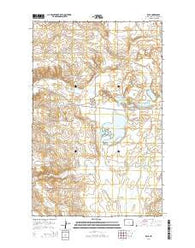 Zahl North Dakota Current topographic map, 1:24000 scale, 7.5 X 7.5 Minute, Year 2014