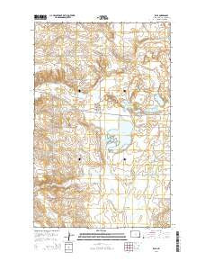 Zahl North Dakota Current topographic map, 1:24000 scale, 7.5 X 7.5 Minute, Year 2014