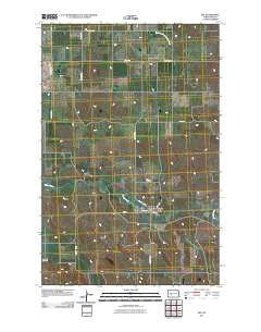 Zap North Dakota Historical topographic map, 1:24000 scale, 7.5 X 7.5 Minute, Year 2011